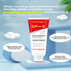 Probiotic Teeth Whitening Toothpaste for Stain Removal and Fresh Breath