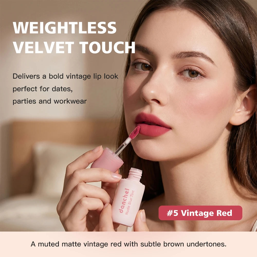 Velvet Matte 2-in-1 Lip and Cheek Tint for Soft Natural Finish