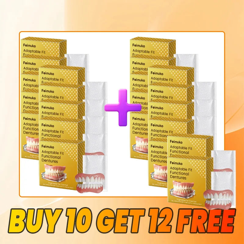 Silicone Cosmetic Denture Set for Instant Smile Confidence - 9
