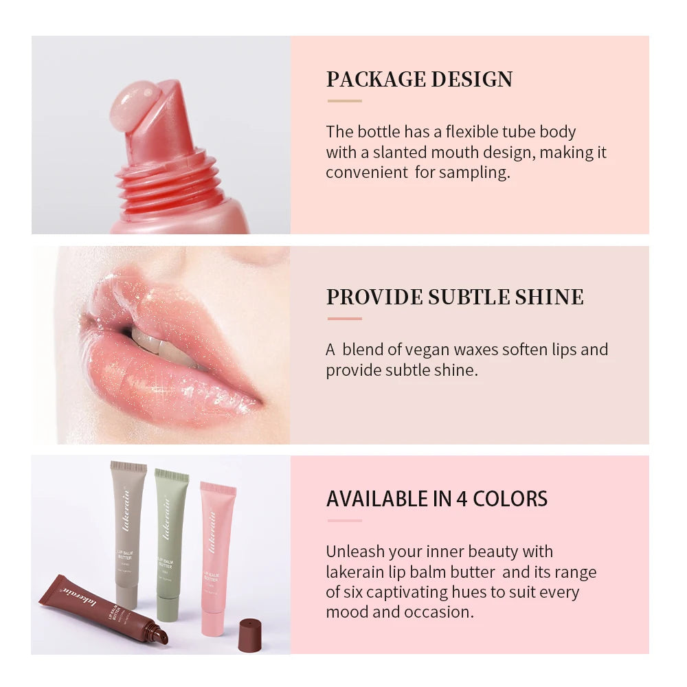 Hydrating Moisturizing Lip Butter Gloss for Cracked Lips