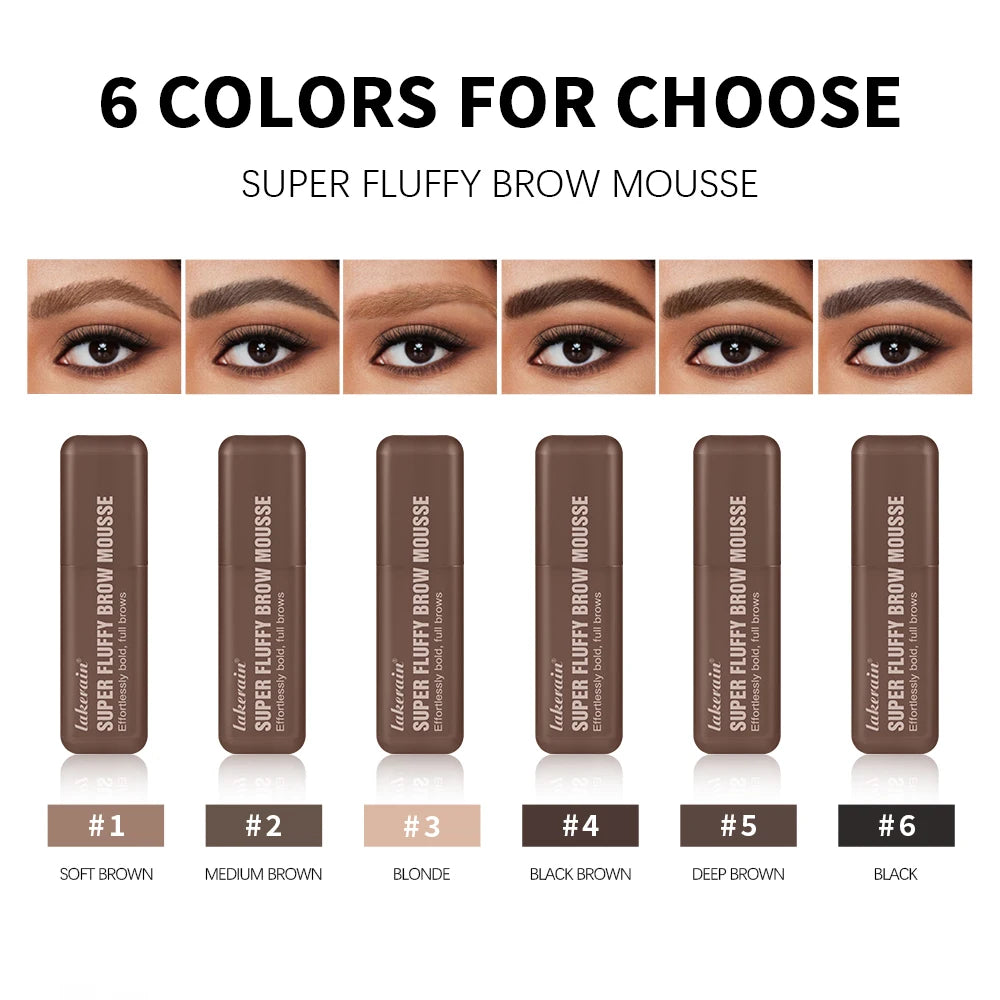 Waterproof Volumizing Eyebrow Mousse for Thick Fluffy Brows