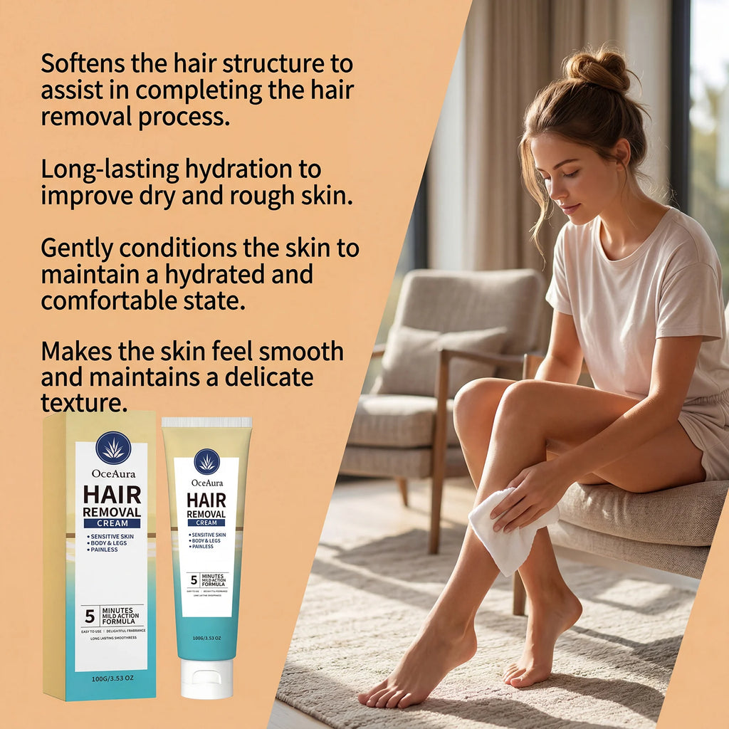 Painless Hair Removal Cream for Body and Sensitive Skin