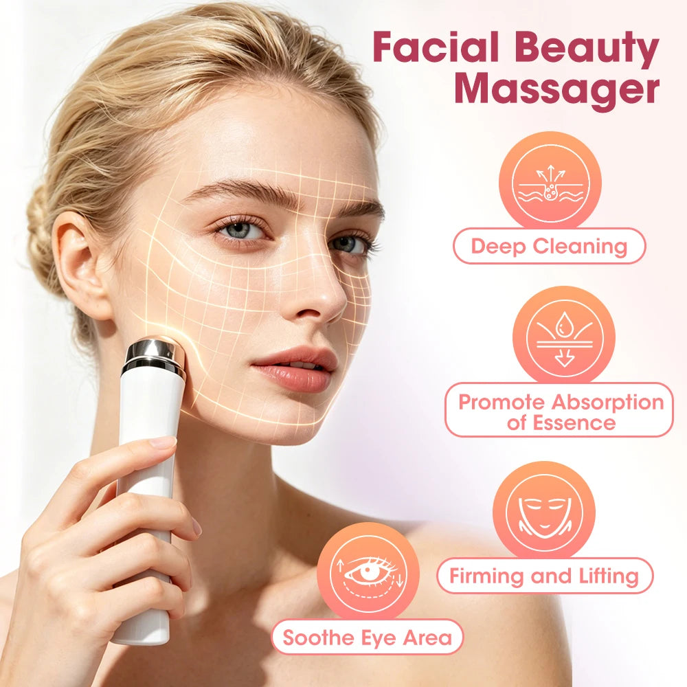 4-in-1 LED Facial Massager and Skin Lifting Beauty Device