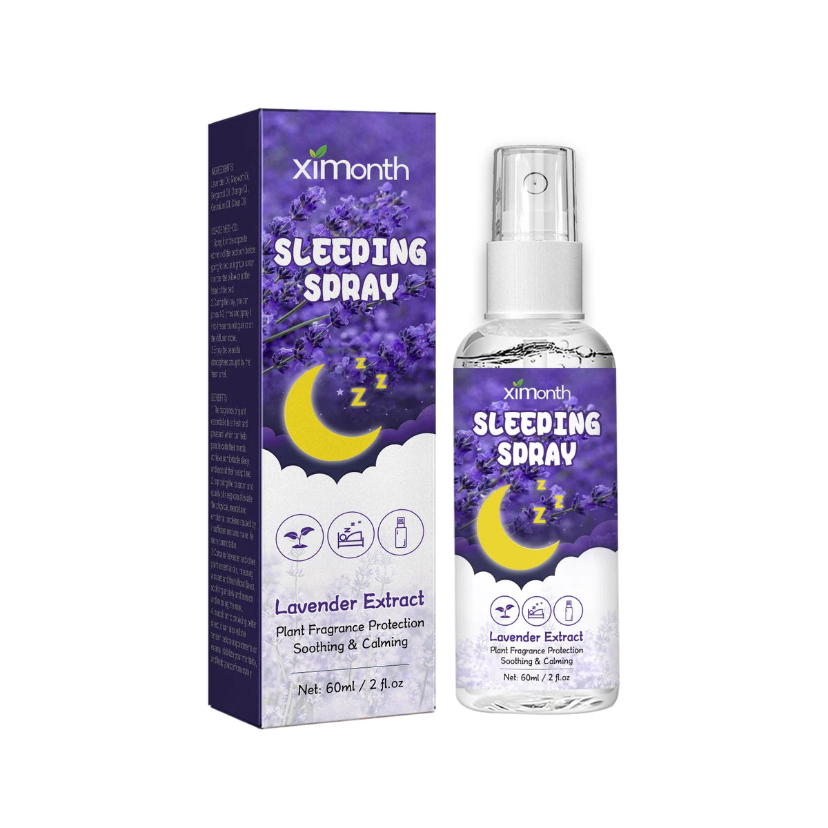 Calming Lavender Sleep Mist for Anxiety and Restful Nights