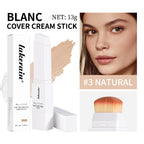 Creamy Tone-Adapting Foundation Stick with Built-in Brush
