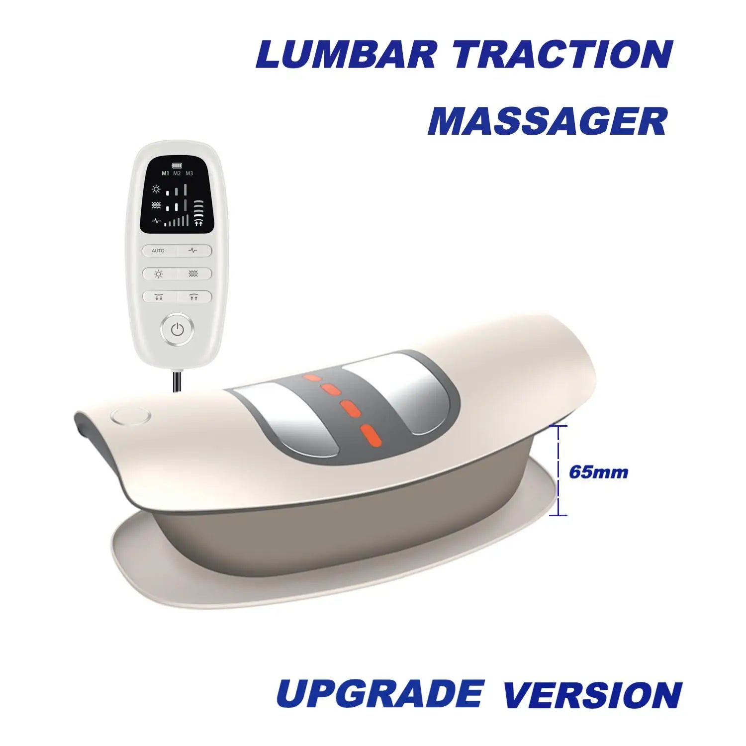 4-in-1 Dynamic Lumbar Traction Device and Back Massager - 1