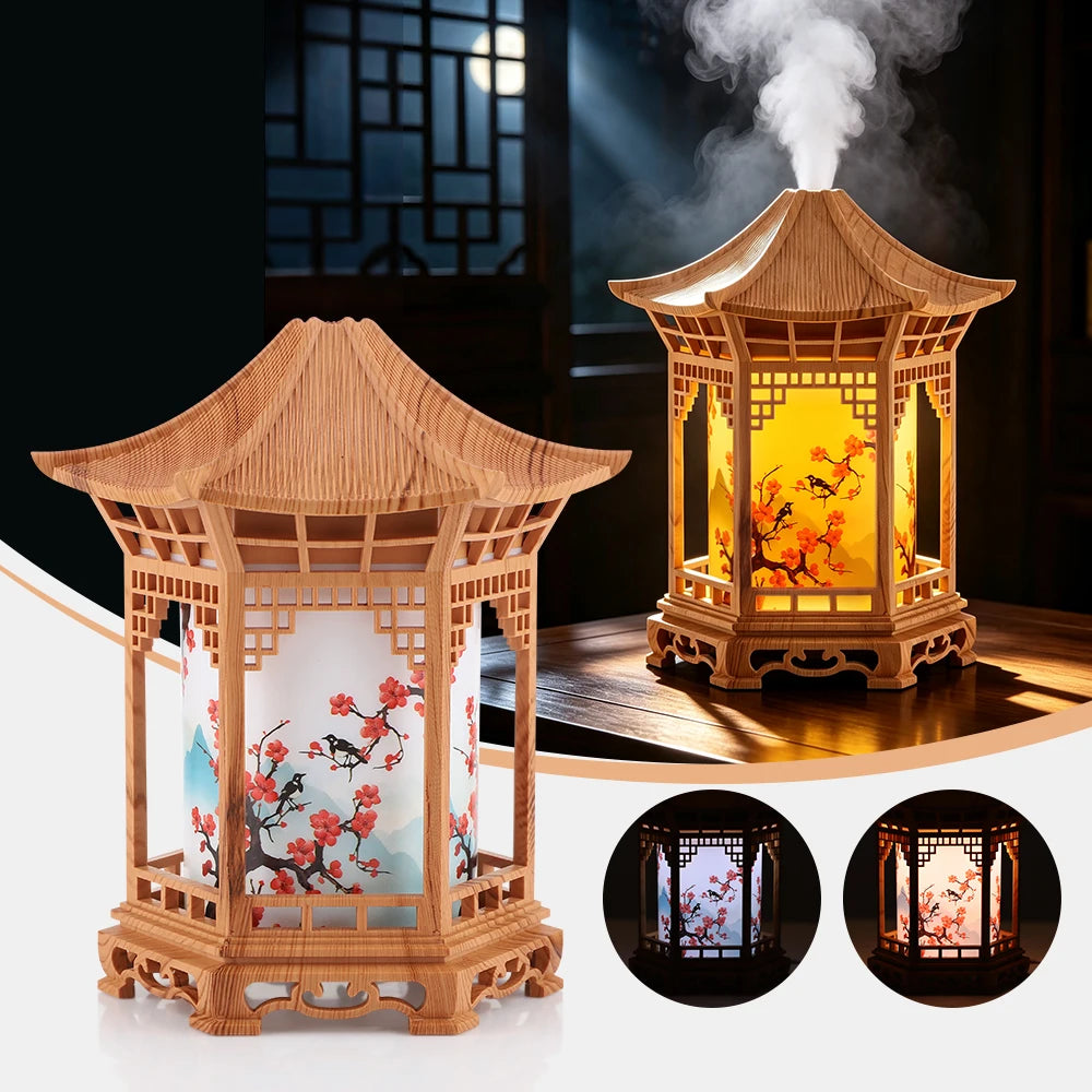 Oriental Pavilion Desktop Humidifier and Night Light