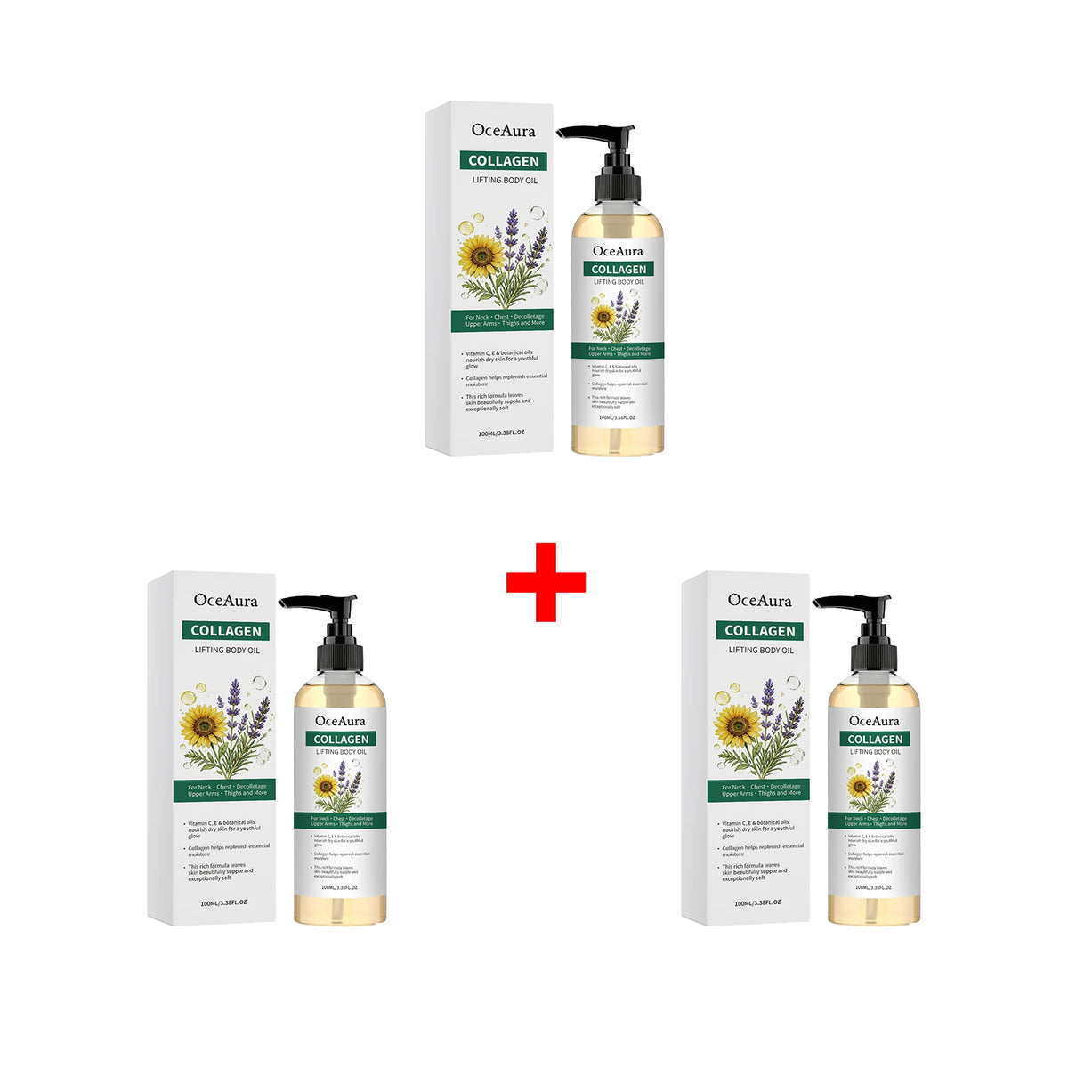 Collagen Nourishing Body Oil for Skin Hydration and Firming