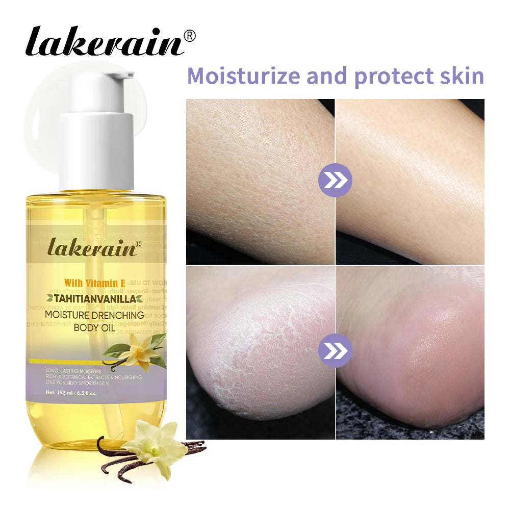 Moisturizing Vanilla Body Oil for Glowing Skin