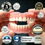 Adjustable Silicone Cosmetic Dentures for Instant Smile Confidence