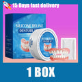 Temporary Silicone Smile Veneers for Upper and Lower Teeth