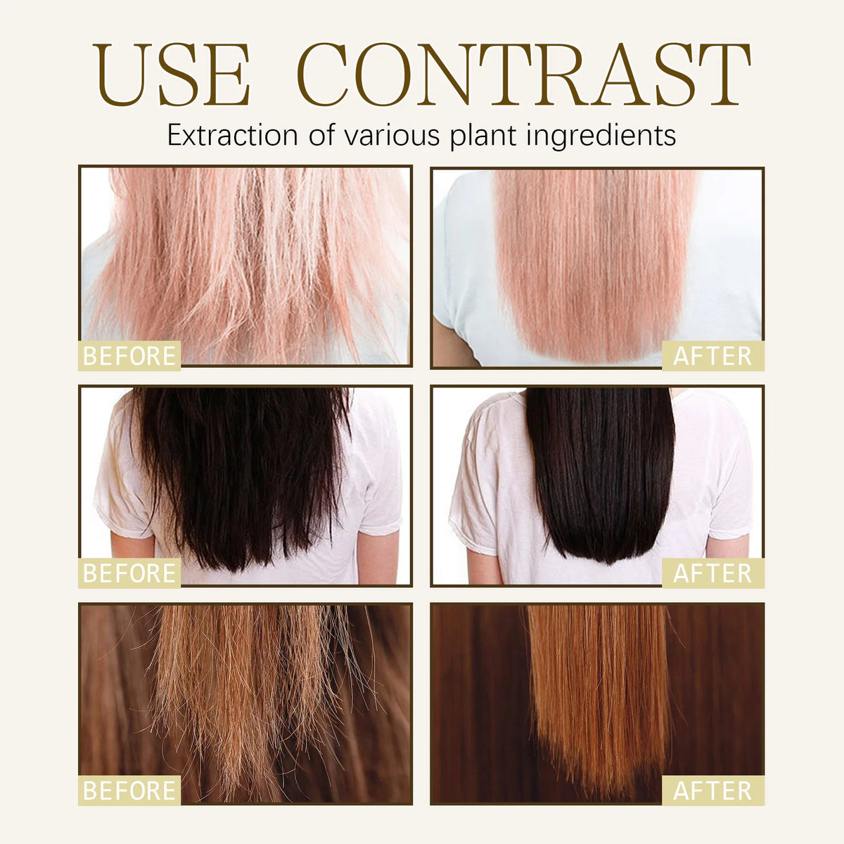 Batana Oil Hair Mask for Damage Repair and Split Ends