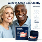 Custom Fit Moldable Silicone Denture Set for Instant Smile