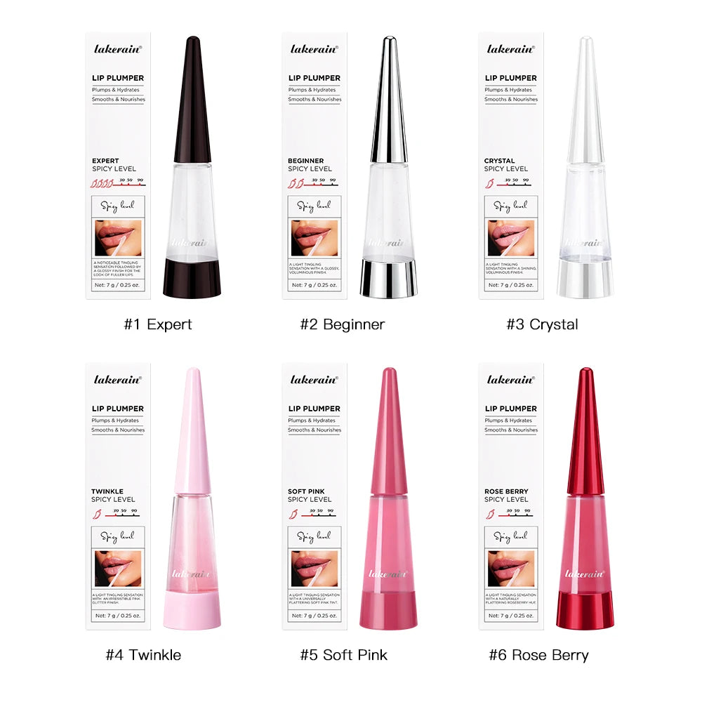 Instant Hydrating Lip Plumper Gloss for Voluminous Lips - 24