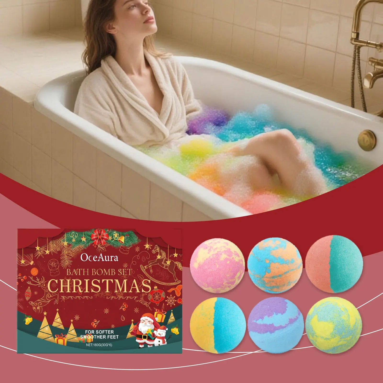 Aromatherapy Bath Bomb Set for Kids and Adults - 2