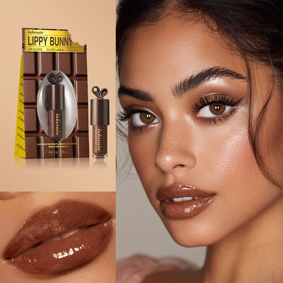 Honey and Chocolate Moisturizing Lip Gloss Set - 21