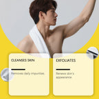Exfoliating Lemon Scented Bath Sponge for Daily Body Cleansing