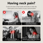 4-in-1 Rechargeable Neck Massage Pillow with Cervical Traction