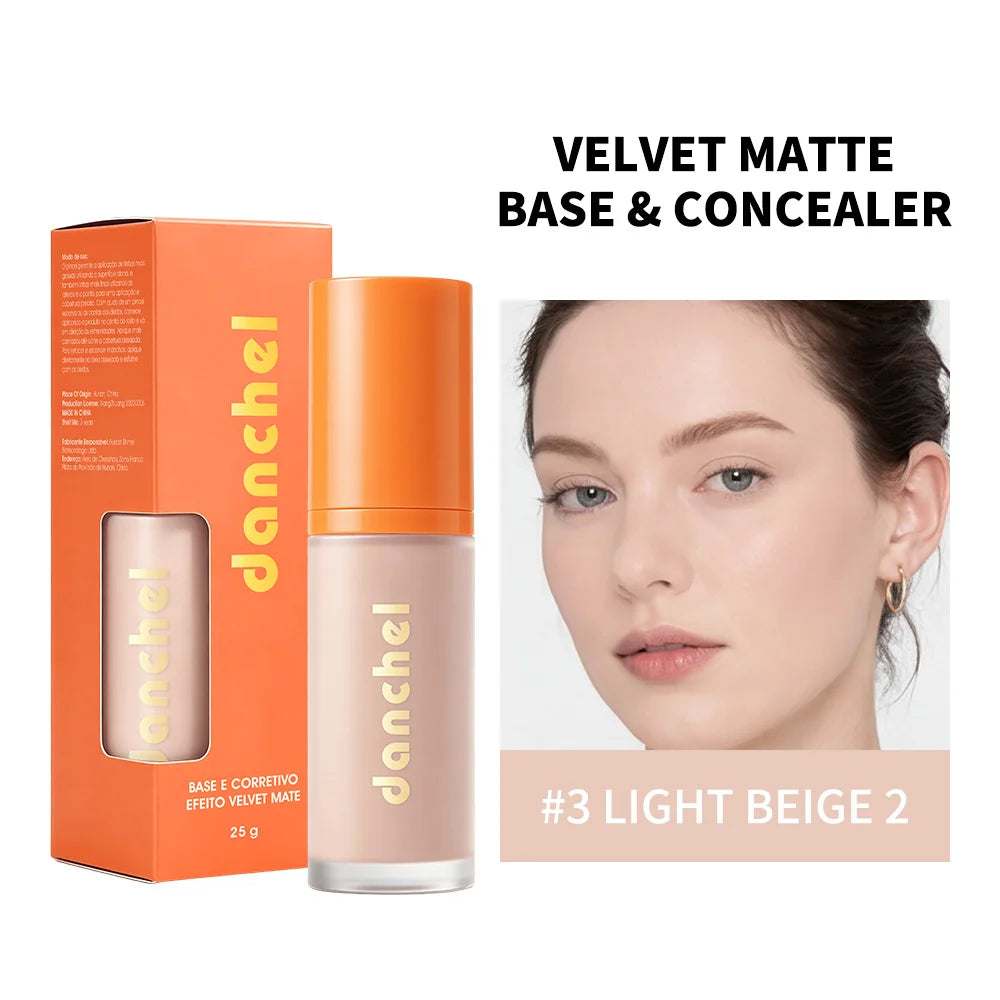 2-in-1 Velvet Matte Liquid Foundation and Concealer - 21