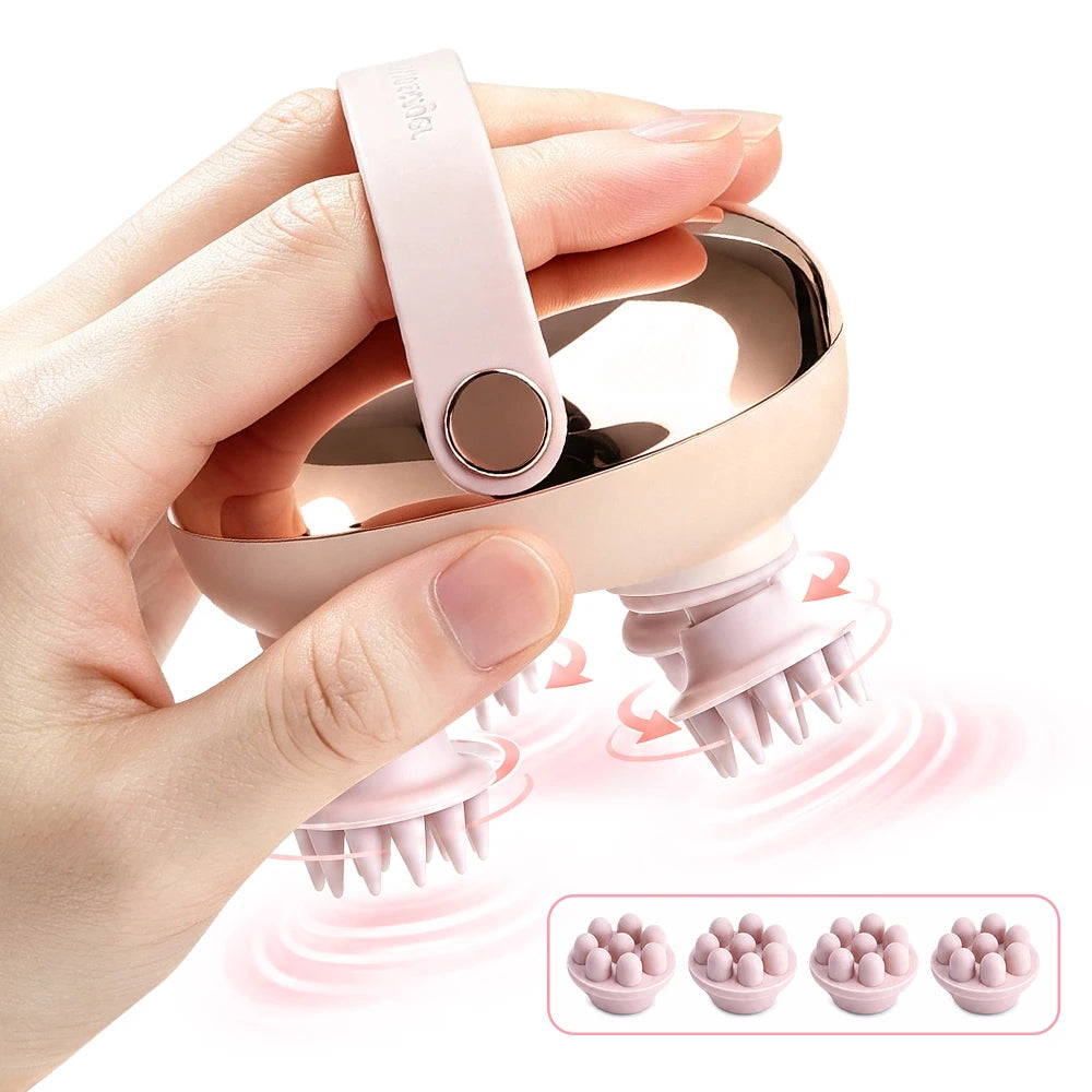Rechargeable Electric Scalp and Body Massage Tool