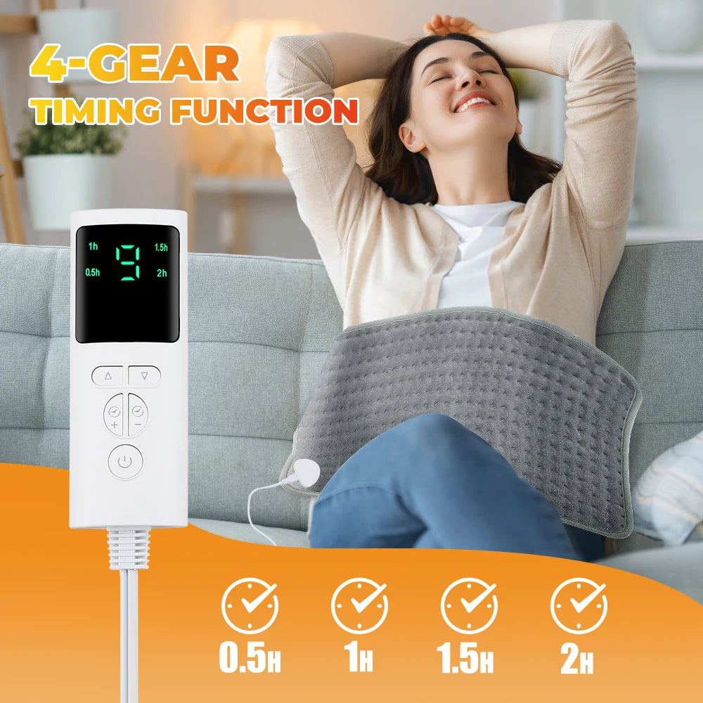 Adjustable Electric Heating Pad for Back and Body Pain Relief