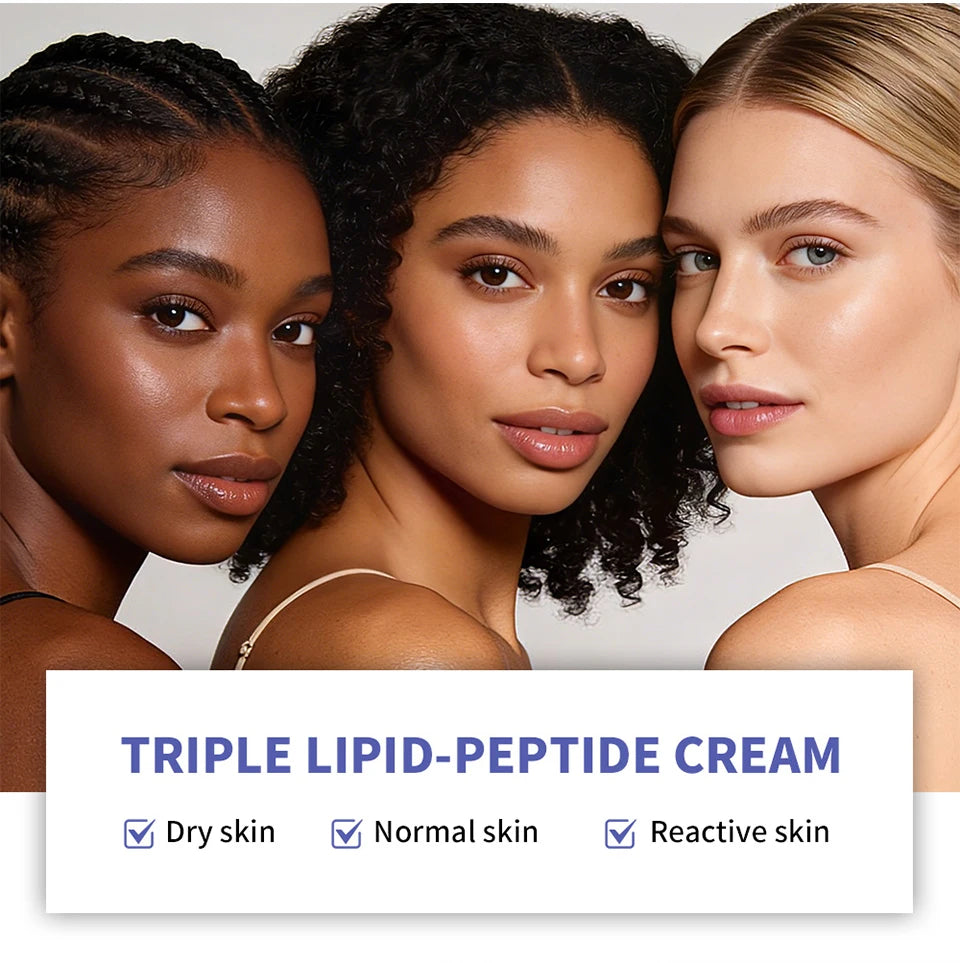 Triple Lipid Peptide Moisturizing Face Cream for Dry Skin - 9