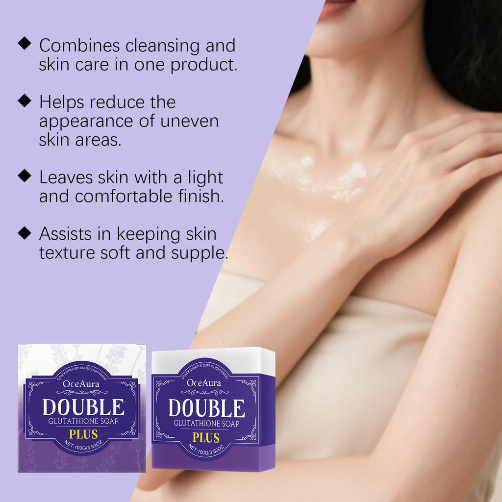 Lavender Cleansing Soap Bar for Oil Control and Skin Brightening