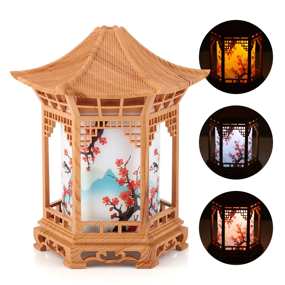 Oriental Pavilion Desktop Humidifier and Night Light