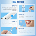 Cordless Water Dental Flosser with 4 Cleaning Modes and 300ml Tank