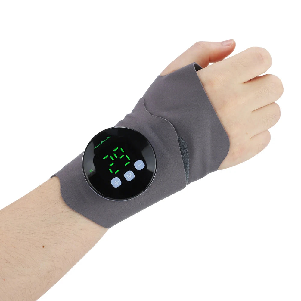 Microcurrent Wrist Massager Band with 10 Modes and 29 Levels