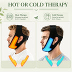 Hot and Cold Facial Compression Wrap for Chin and Face