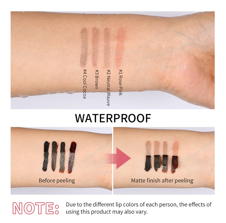 Waterproof Peel-Off Matte Lip Liner - 14