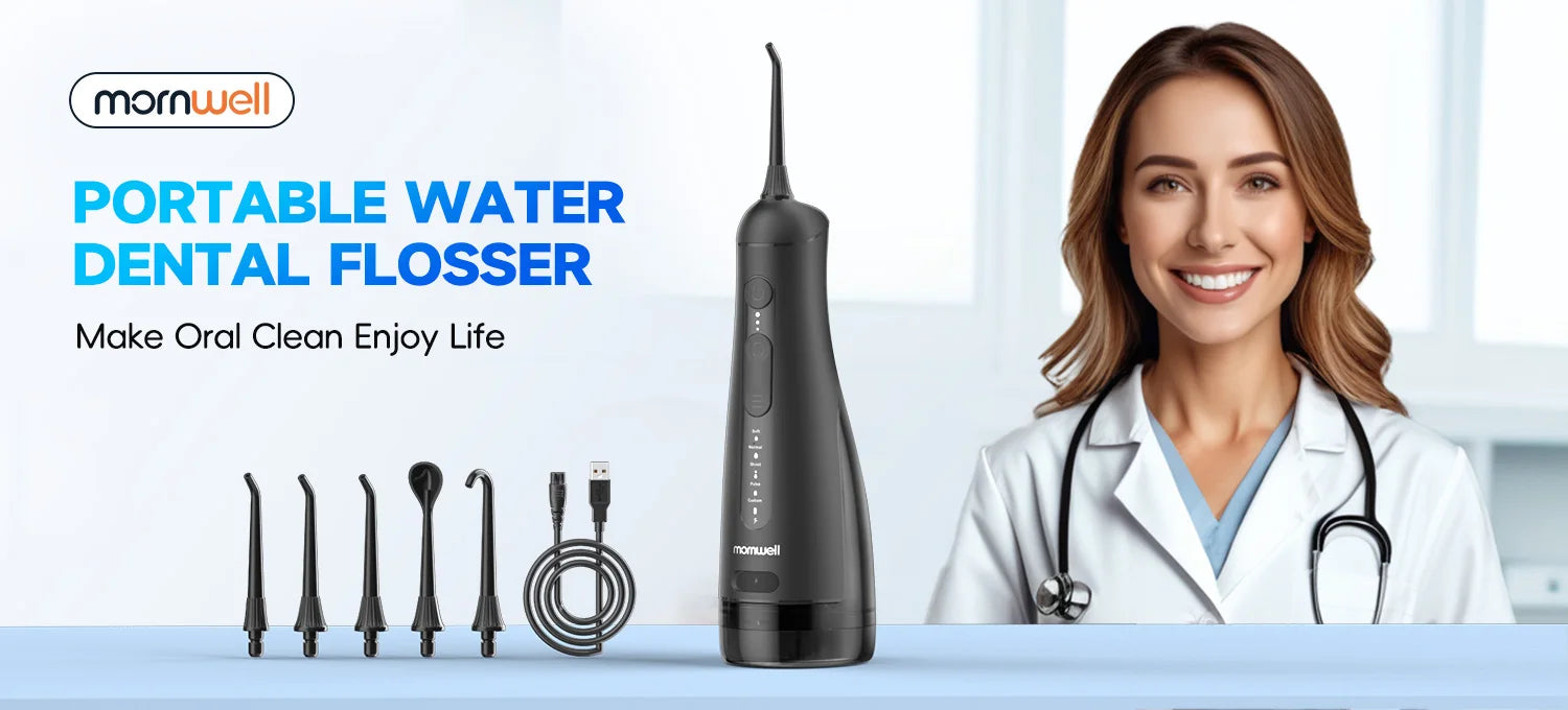 Portable Cordless Water Flosser for Teeth and Braces - 7