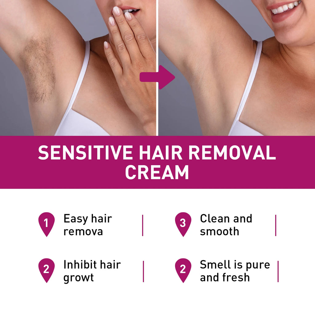 Painless Gentle Hair Removal Cream for Men and Women