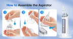 Electric Baby Nasal Aspirator with Music and 3 Suction Levels