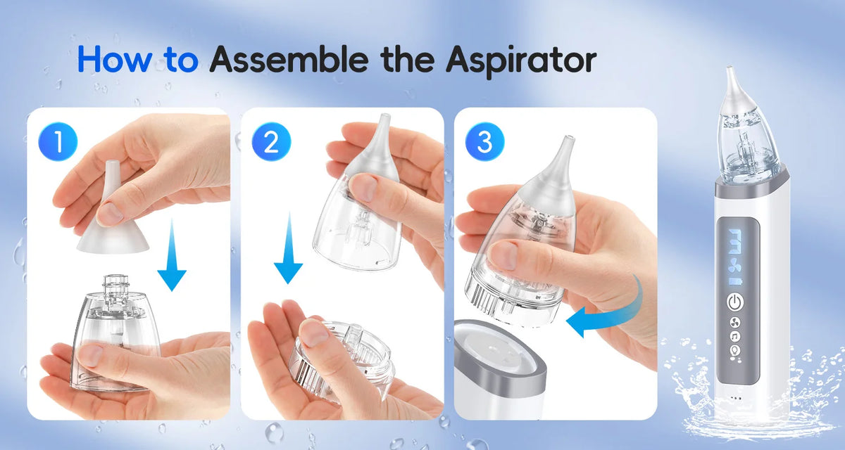Electric Baby Nasal Aspirator with Music and 3 Suction Levels