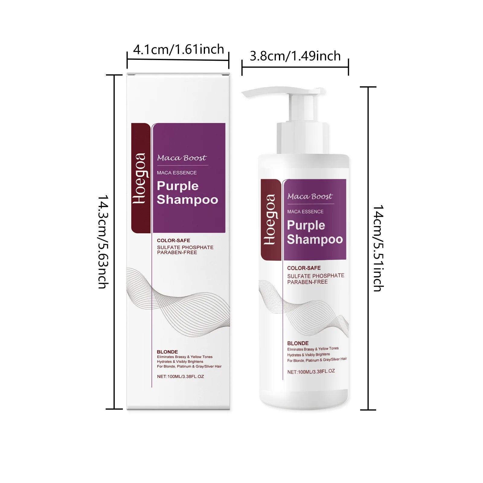 Purple Toning Hair Mask and Shampoo Set for Blonde Hair - 7