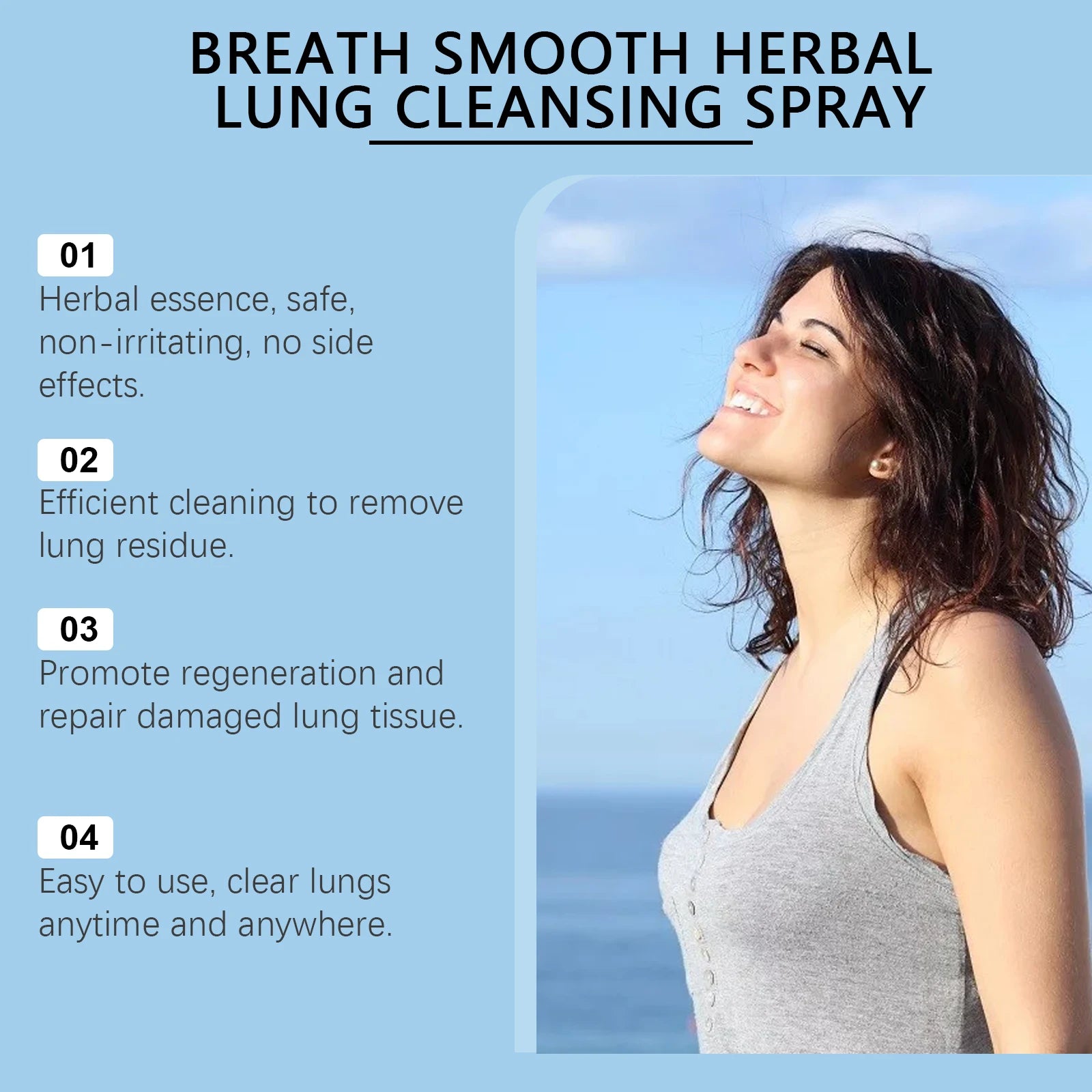 Herbal Lung Cleansing and Throat Soothing Spray - 10