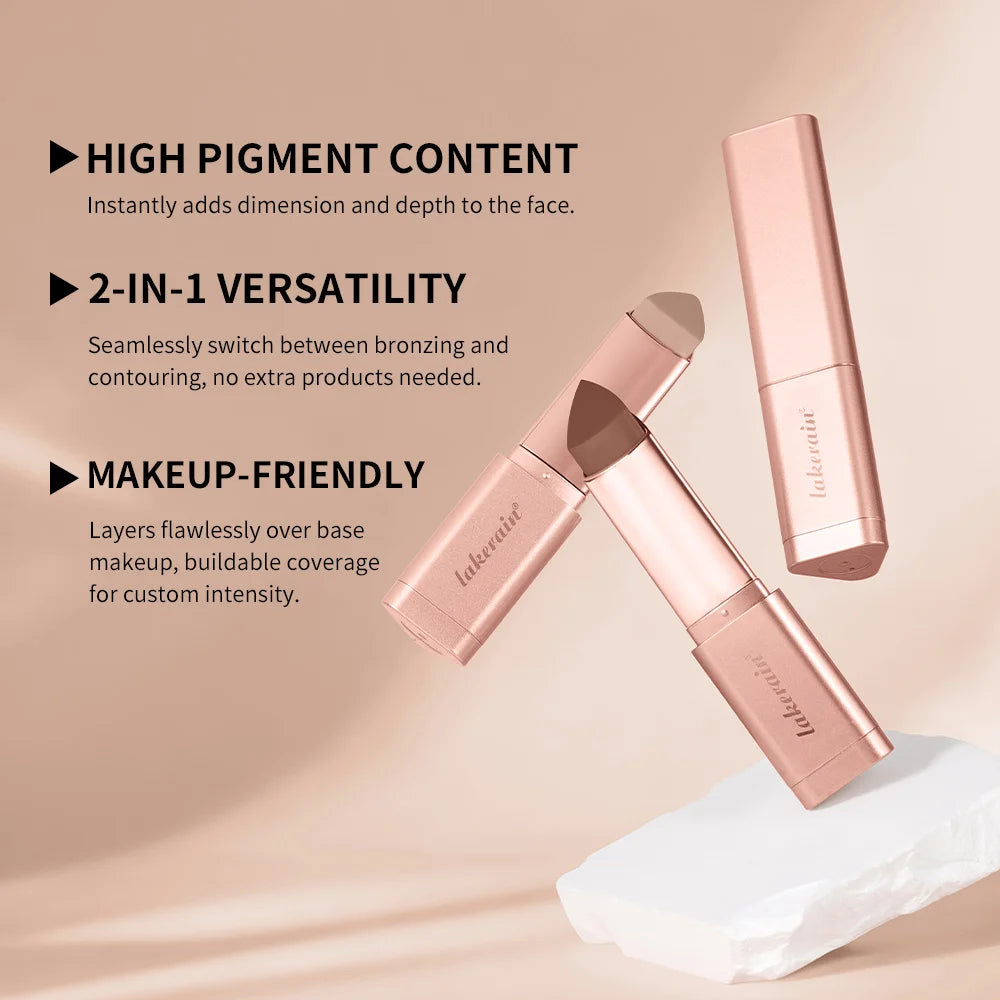 Cream Bronzer Stick for Seamless Face Contouring and Sculpting - 3