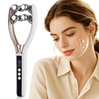 Microcurrent V-Shape Facial and Neck Lifting Roller Massager
