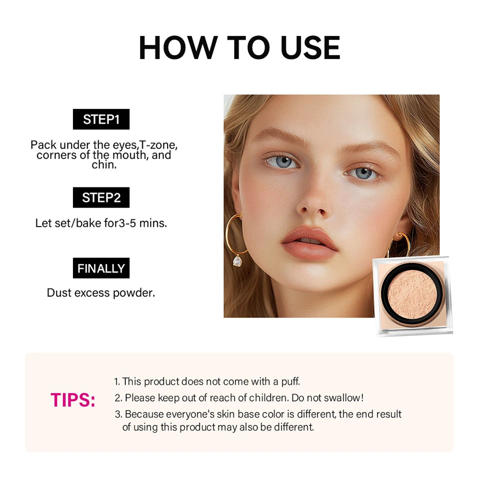 Matte Setting Powder for Flawless Makeup Finish - 13