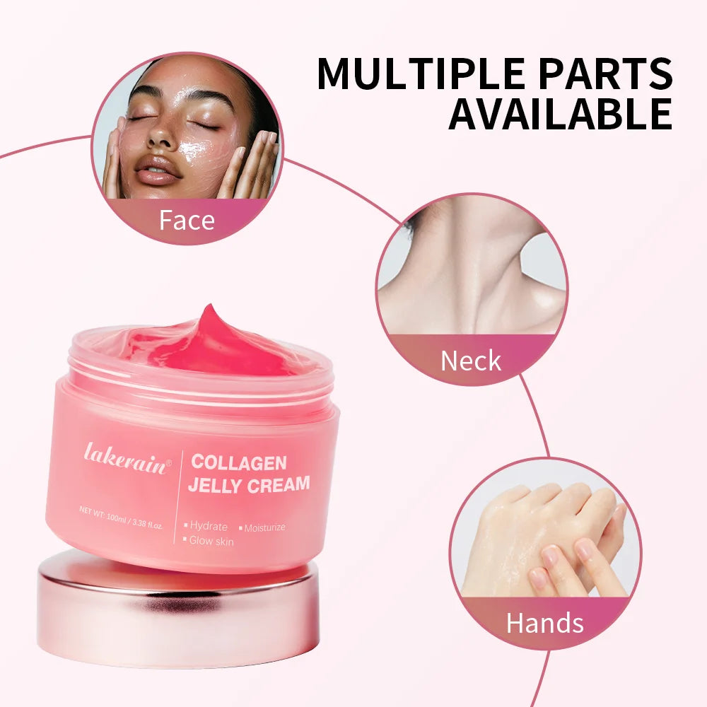 Hydrating Collagen Jelly Face Cream for Firming and Moisturizing - 3