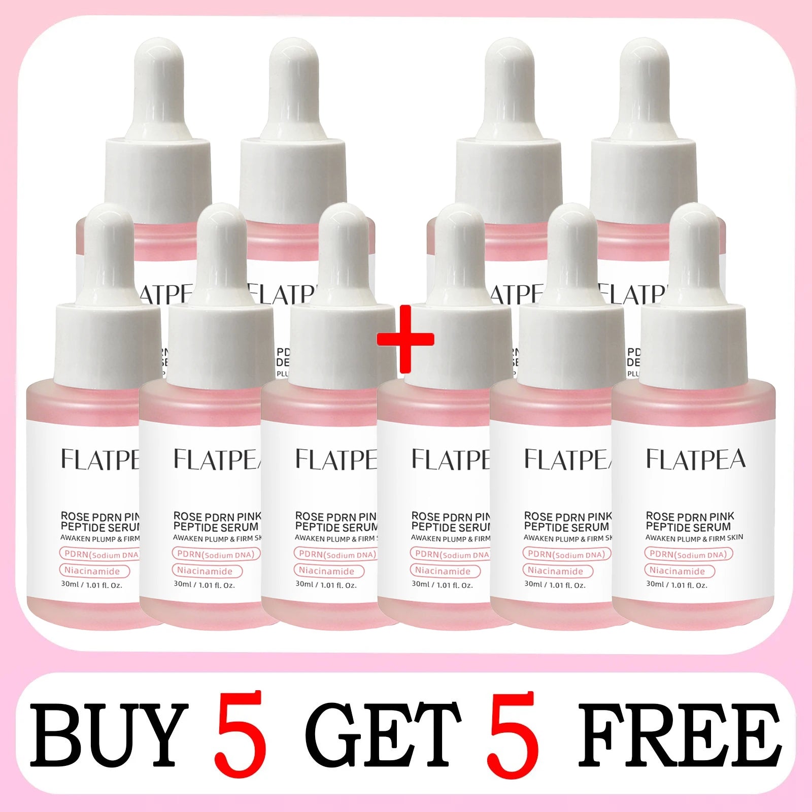 Collagen PDRN Peptide Facial Serum for Hydrating and Brightening Skin - 8