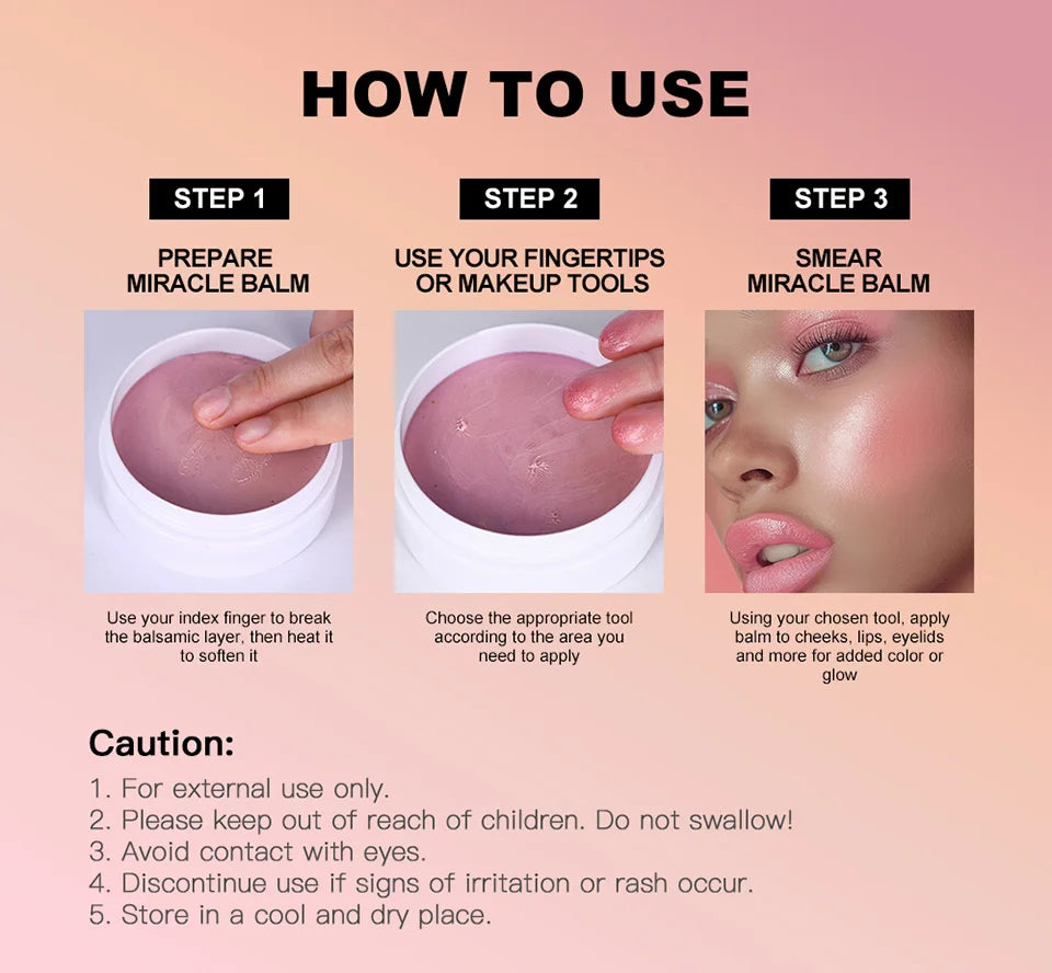 Multi-Purpose Cream Blush and Tint for Cheeks and Lips