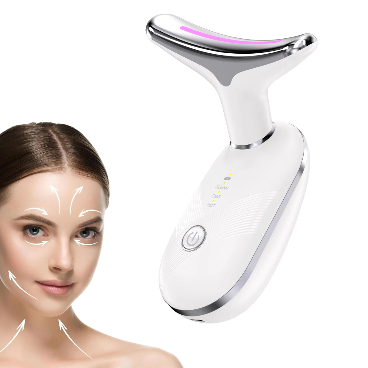 Red Light LED Facial and Neck Sculpting Massager