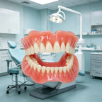 Comfort Fit Silicone Dentures Upper and Lower Set