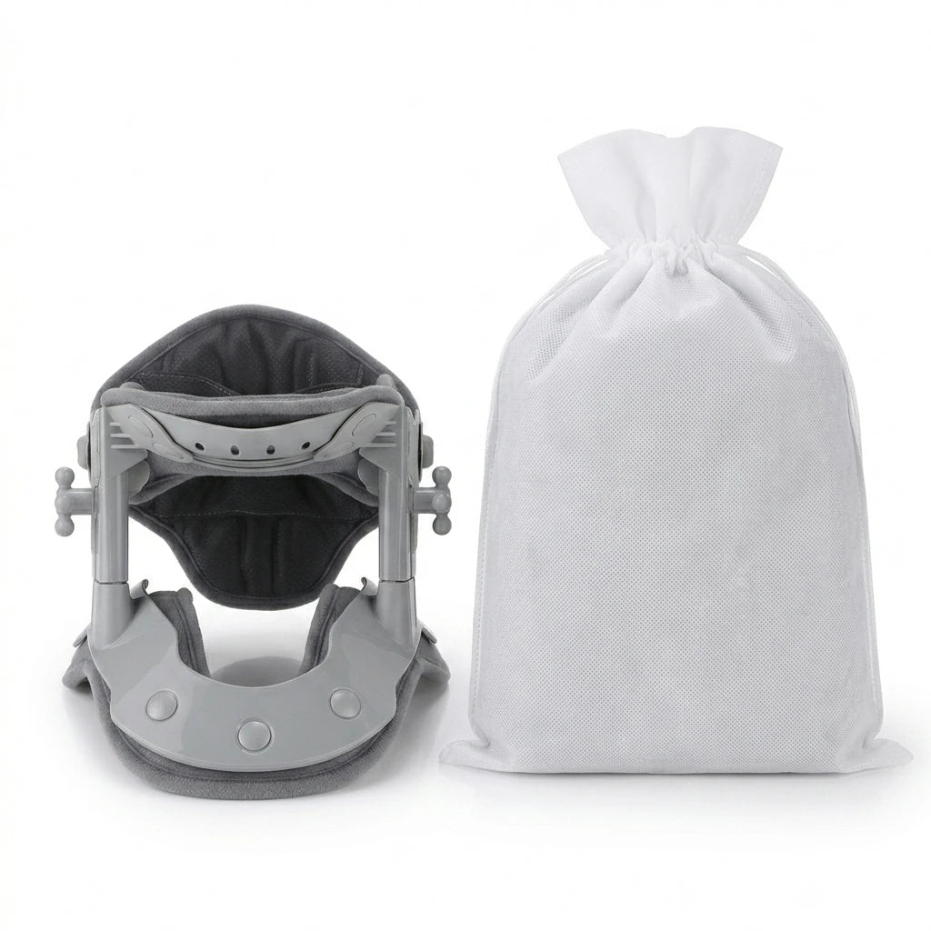 Heated Adjustable Cervical Neck Traction Stretcher and Support