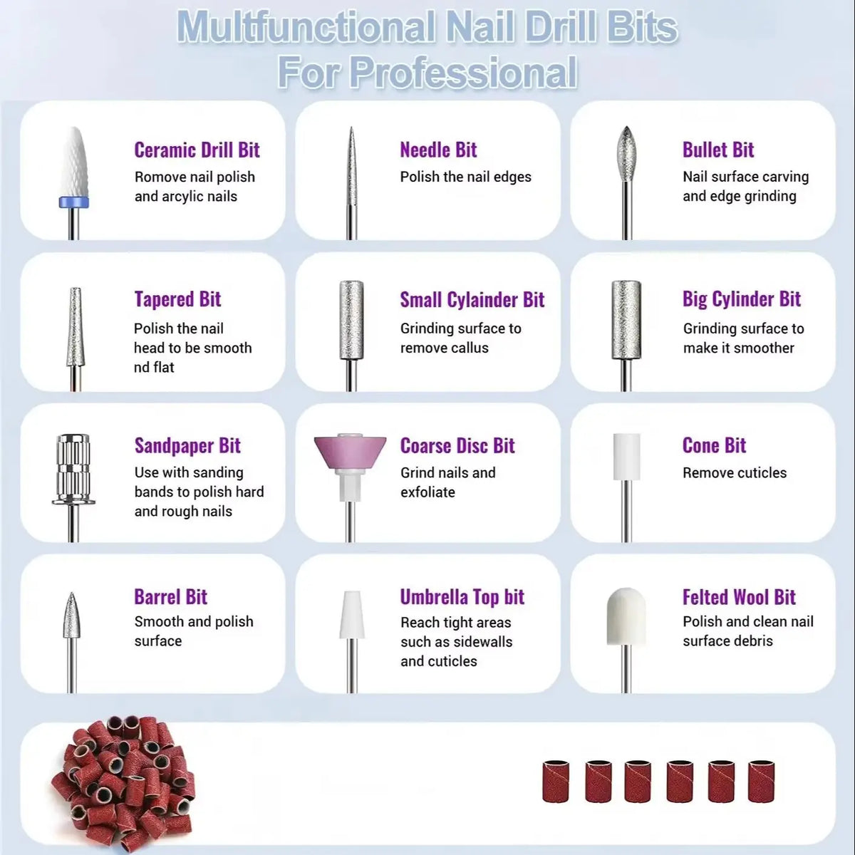 Professional Cordless Electric Nail Drill and UV Lamp Kit