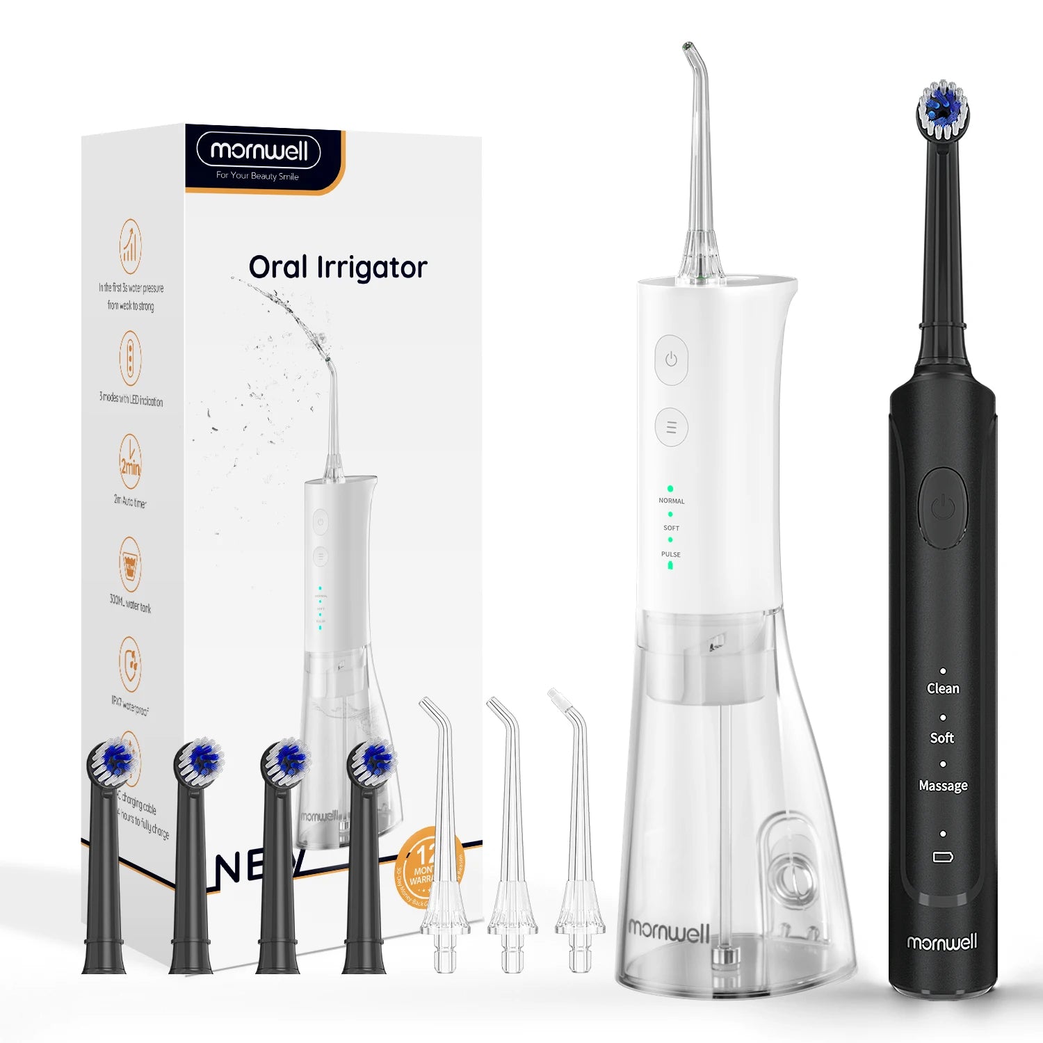 Electric Toothbrush and Water Flosser Dental Care Set - 20