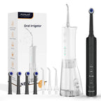 Electric Toothbrush and Water Flosser Dental Care Set